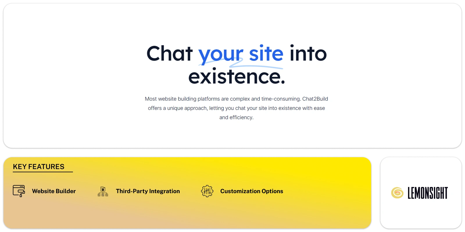 Chat2Build Feature Image