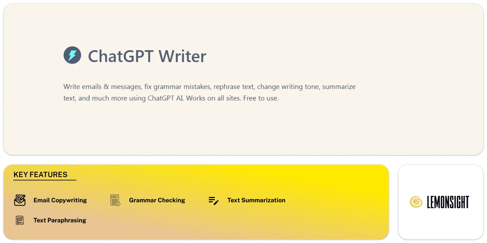 ChatGPT Writer Feature Image 1