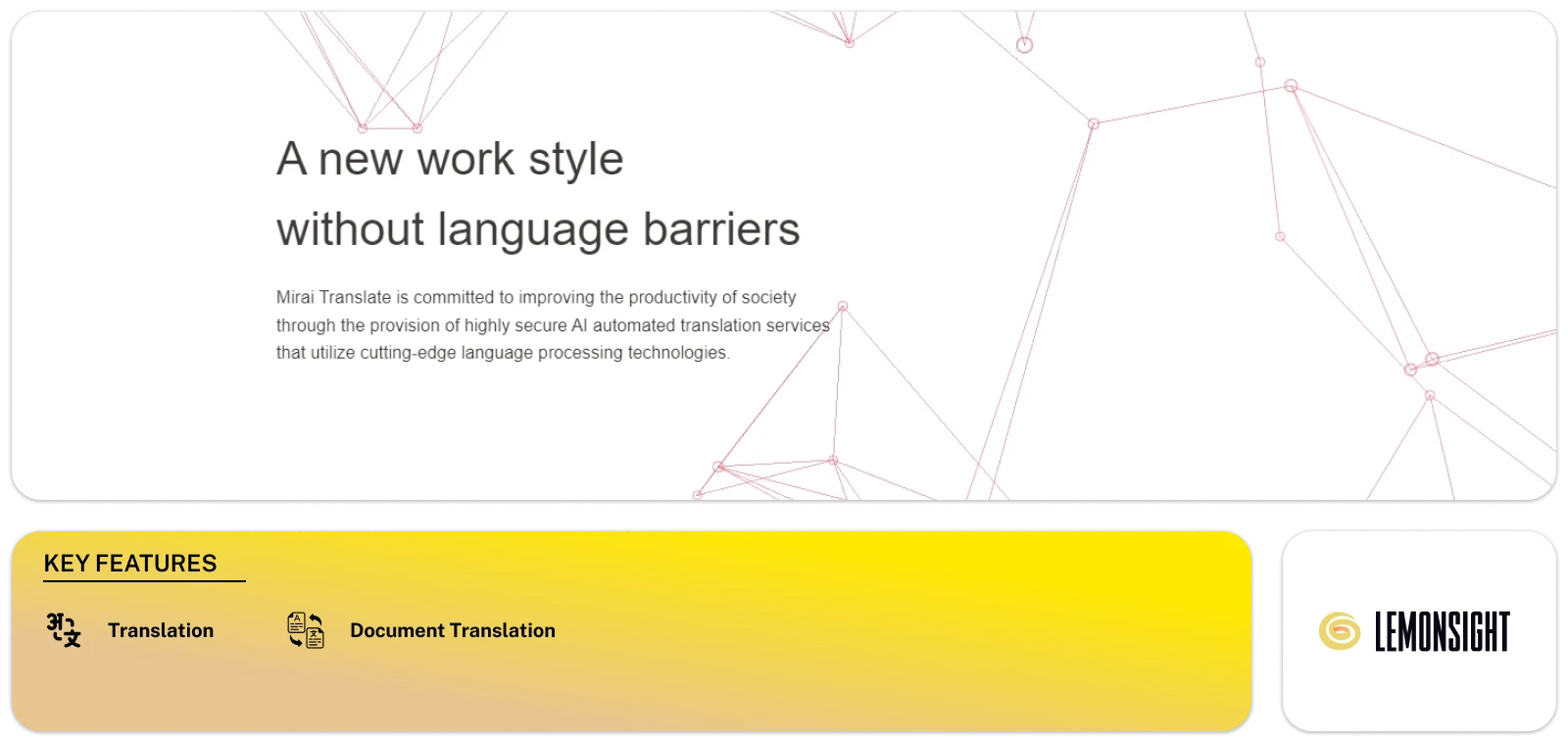 Mirai Translate Feature Image