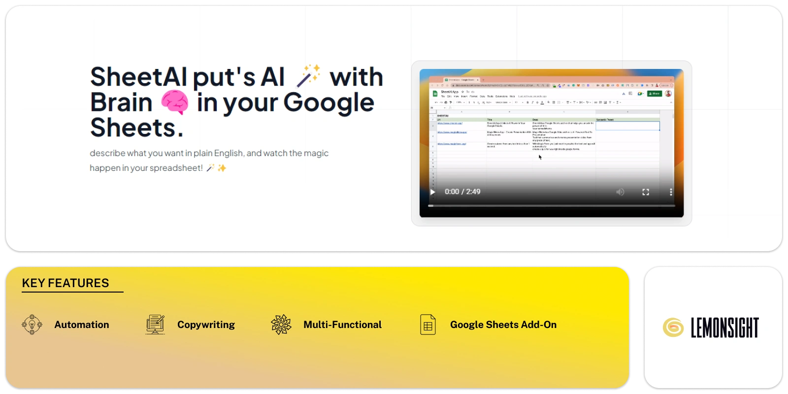 Sheet AI Feature Image Compressify.io