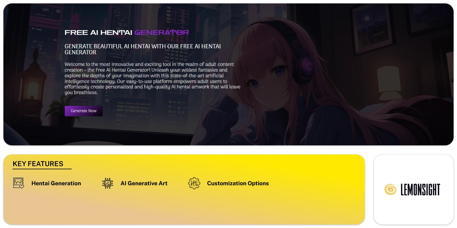 Free AI Hentai Generator Feature Image