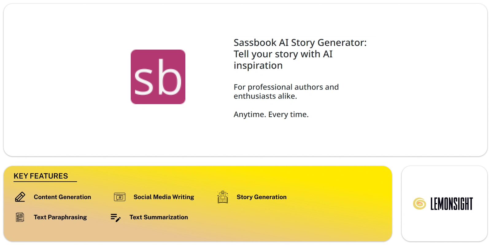 Sassbook AI Feature Image